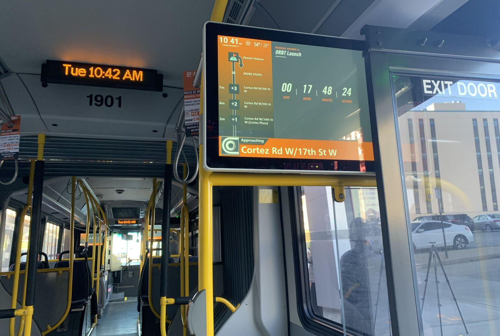 ORBT Bus interior